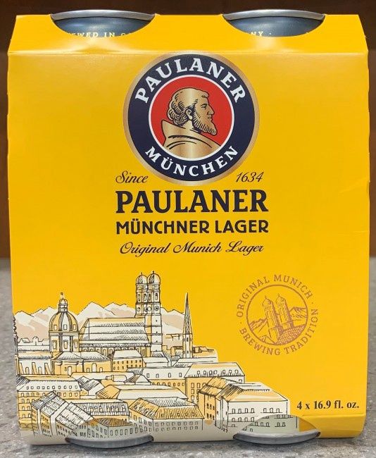PAULANER MUNCHER LAGER 4PK CAN