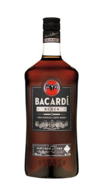 Bacardi・Rum・Black（古酒） BACARDI RUM BLACK 1.75L