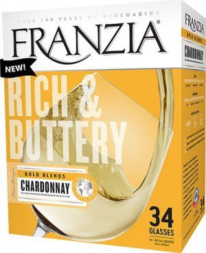 FRANZIA CHARDONNAY RICH &amp; BUTTERY 5.0L