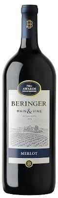 BERINGER MAIN &amp; VINE MERLOT 1.5L
