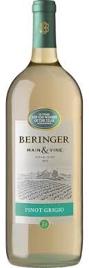 BERINGER MAIN &amp; VINE PINOT GRIGIO 1.5L