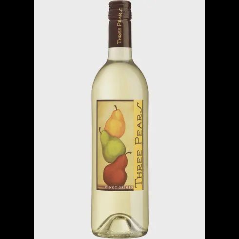 THREE PEARS PINOT GRIGIO 750ML