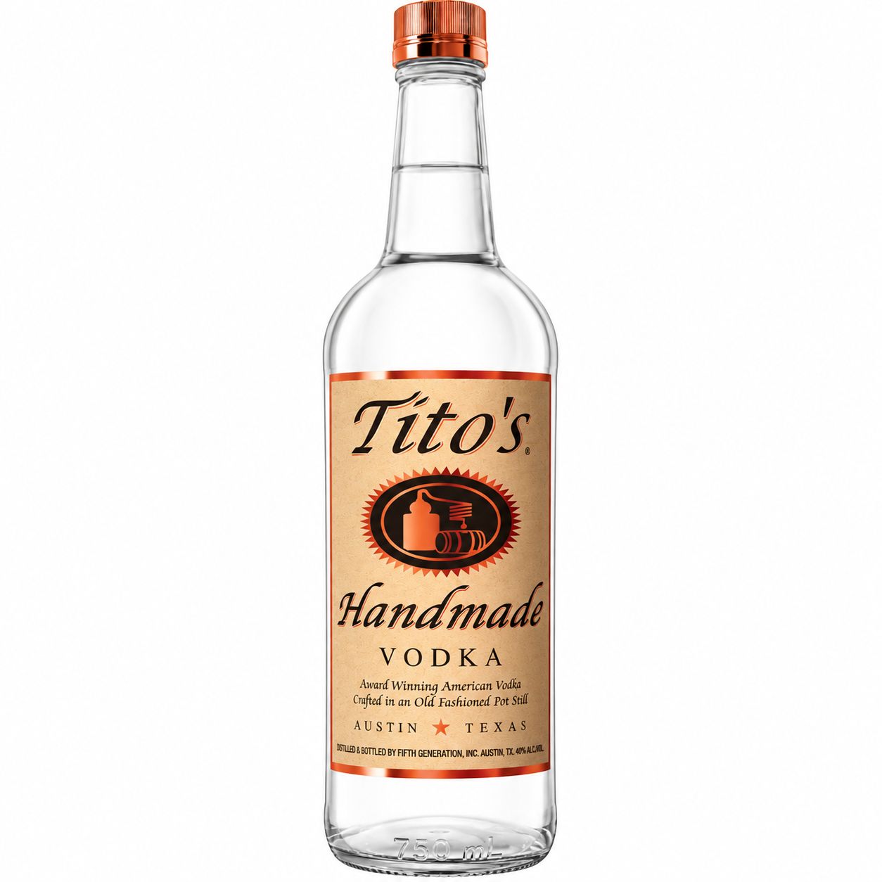 TITOS VODKA HANDMADE 750ML