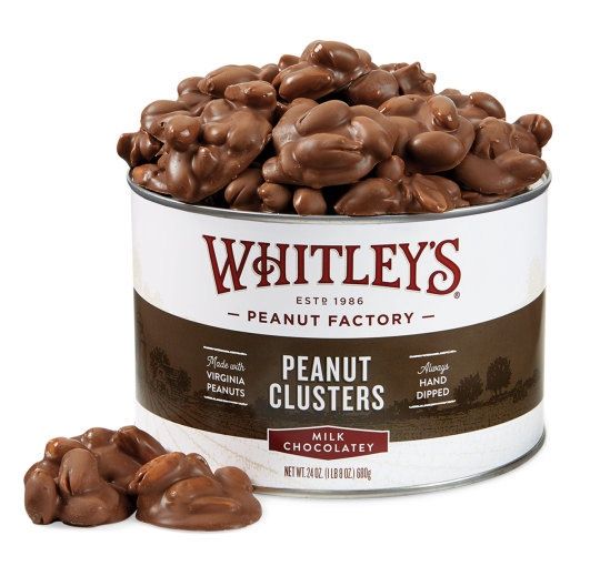 WHITLEYS MILK CHOCOLATE PEANUT CLUSTERS