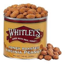 WHITLEYS HONEY ROASTED PEANUTS