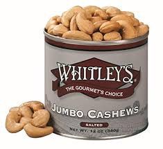WHITLEYS JUMBO CASHEWS