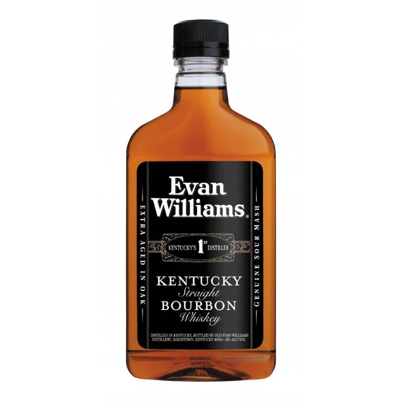 EVAN WILLIAMS BOURBON BLACK 375ML