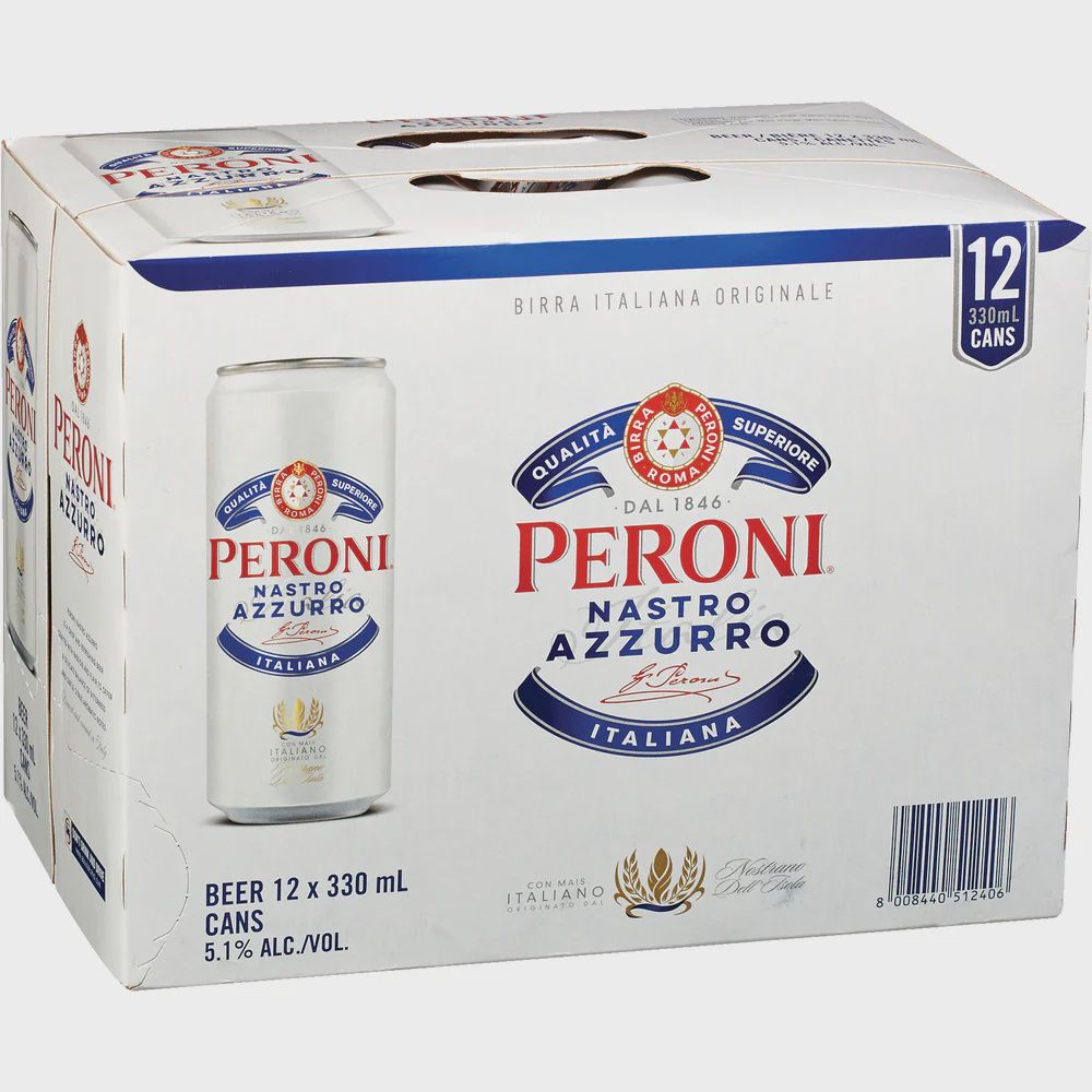 PERONI 12PK CAN