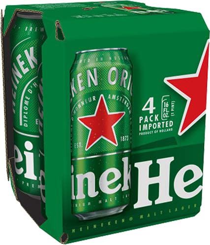 HEINEKEN 4PK 16OZ CANS