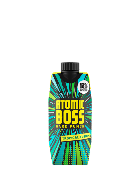 ATOMIC BOSS HARD PUNCH TROPICAL FUSION 500ML C/O