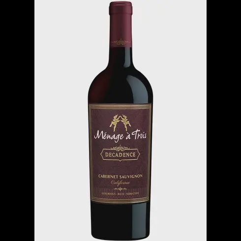 MENAGE A TROIS CABERNET SAUVIGNON DECADENCE 750ML