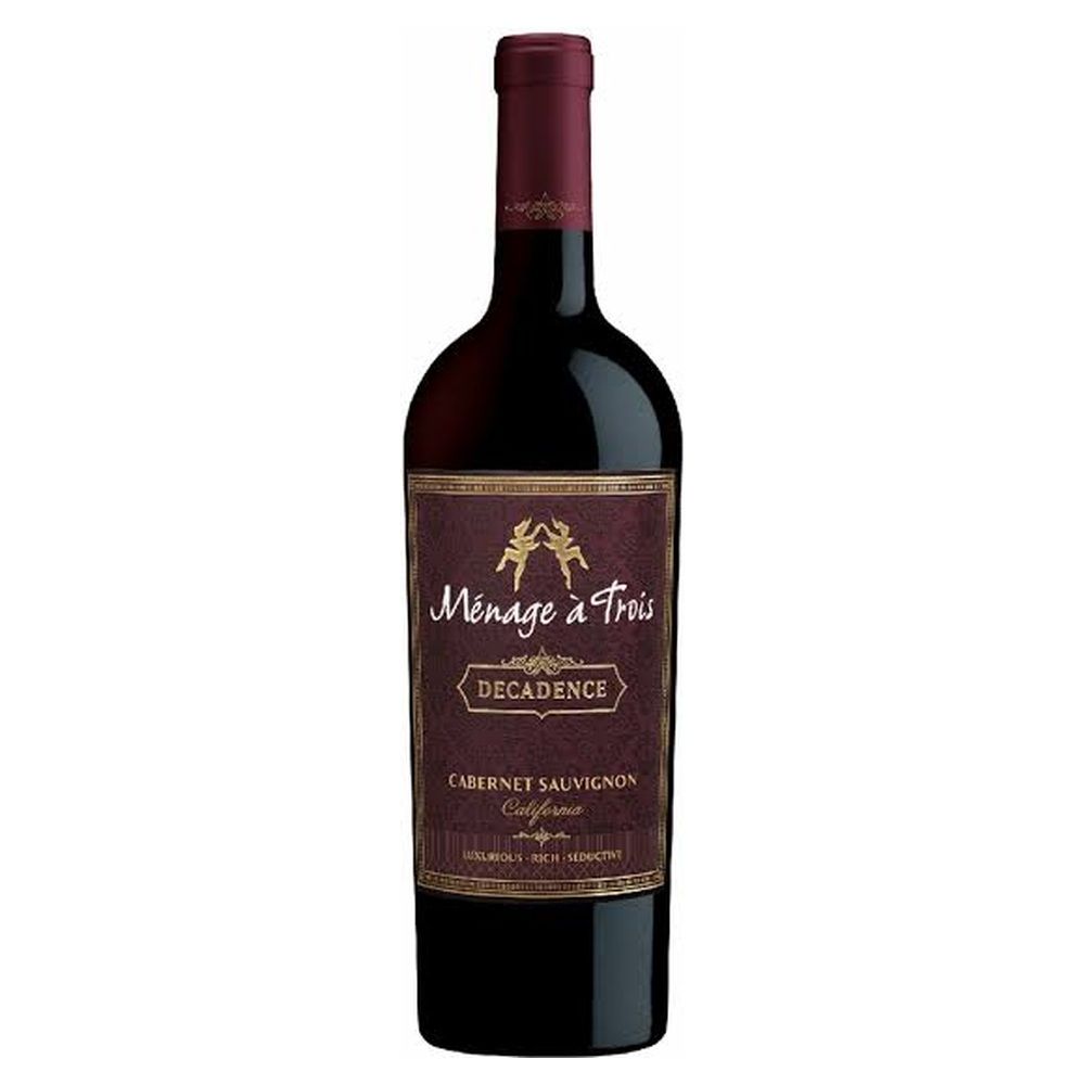 MENAGE A TROIS CABERNET SAUVIGNON DECADENCE 750ML