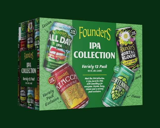 FOUNDERS IPA VARIETY 12PK CANS