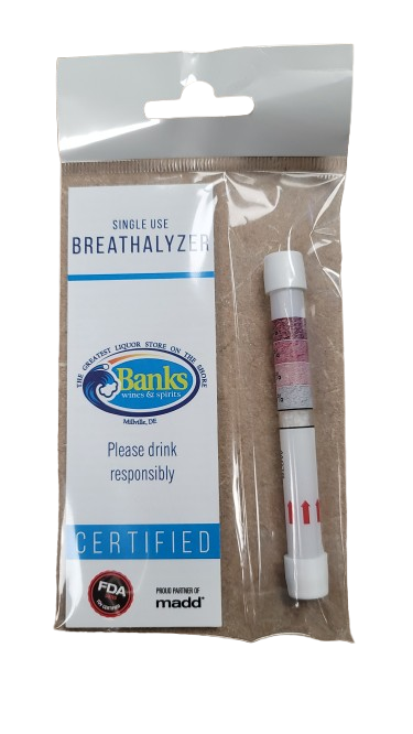 BWS SINGLE USE BREATHALYZER
