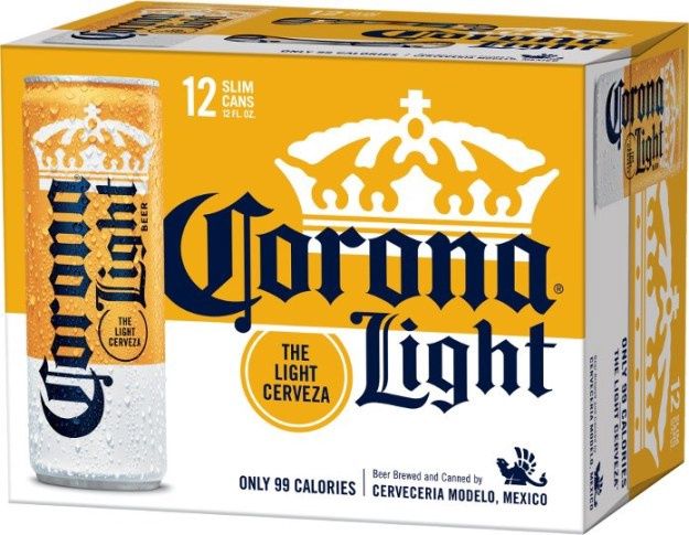 CORONA LIGHT 12PK CAN