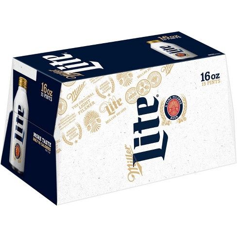 MILLER LITE 15PK 16OZ ALUM