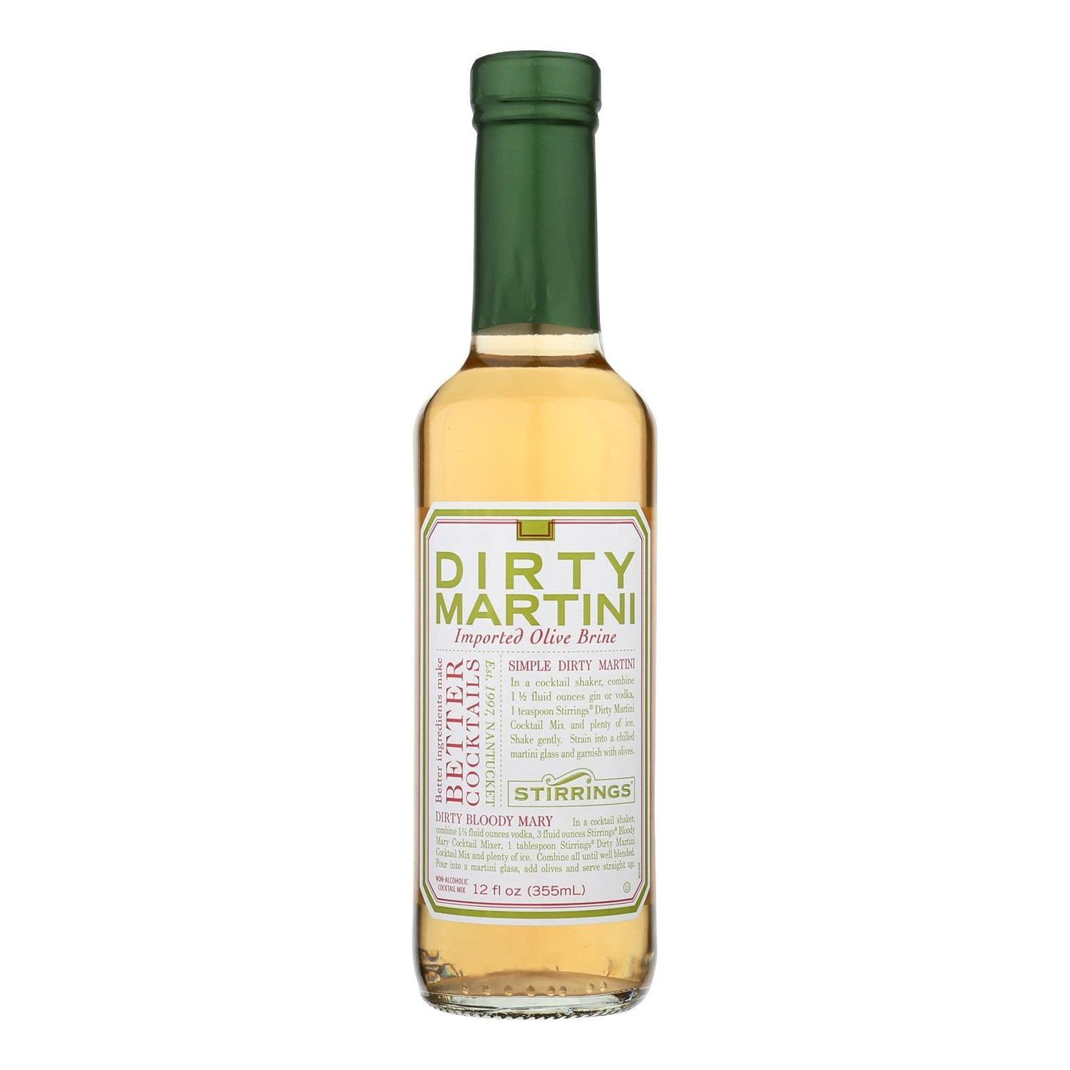 STIRRINGS DIRTY MARTINI MIX 12OZ