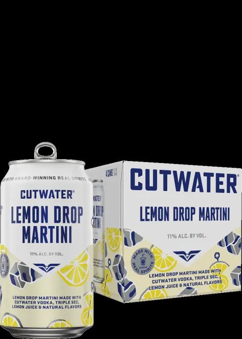 CUTWATER LEMON DROP MARTINI 4PK