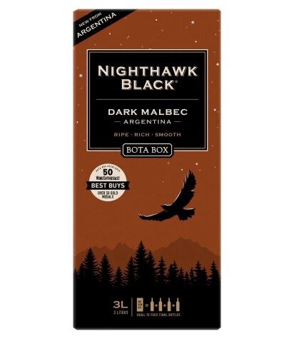 BOTA BOX NIGHTHAWK BLACK DARK MALBEC 3L