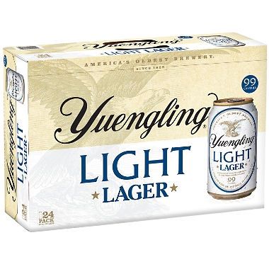 YUENGLING LIGHT 24PK CAN
