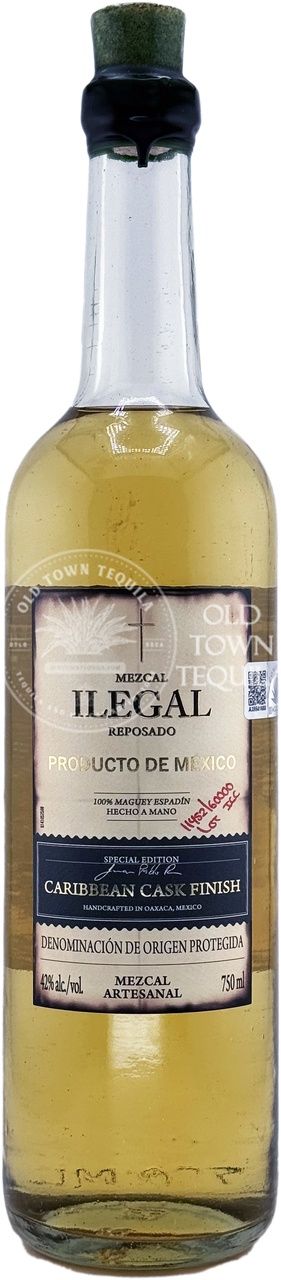 ILEGAL MEZCAL REPOSADO CARIBBEAN CASK 750ML