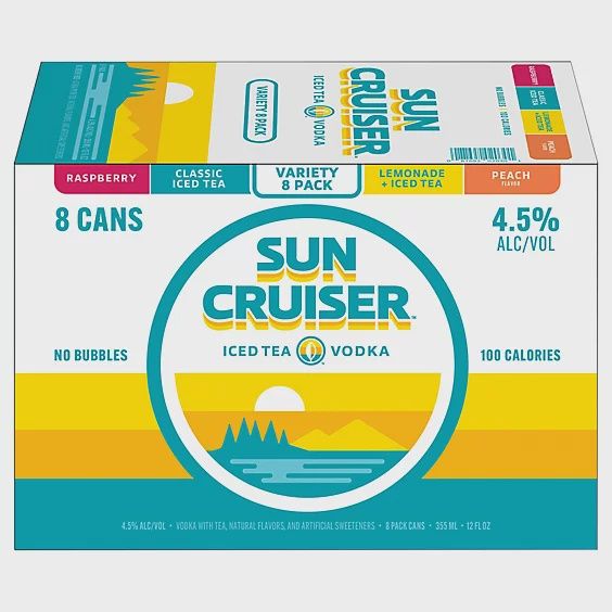 SUN CRUISER ICED TEA VARIETY 8PK