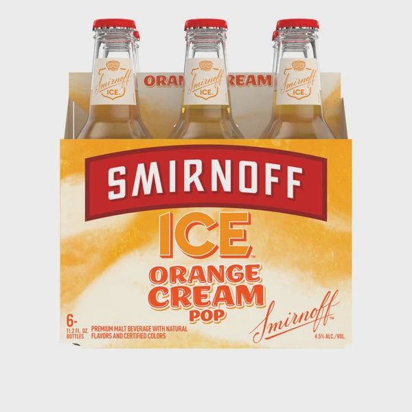 SMIRNOFF ICE ORANGE CREAM POP 6PK