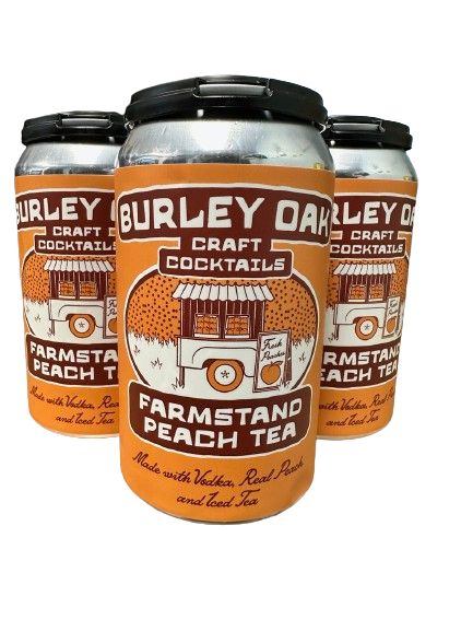 BURLEY OAK FARMSTAND PEACH TEA 4PK