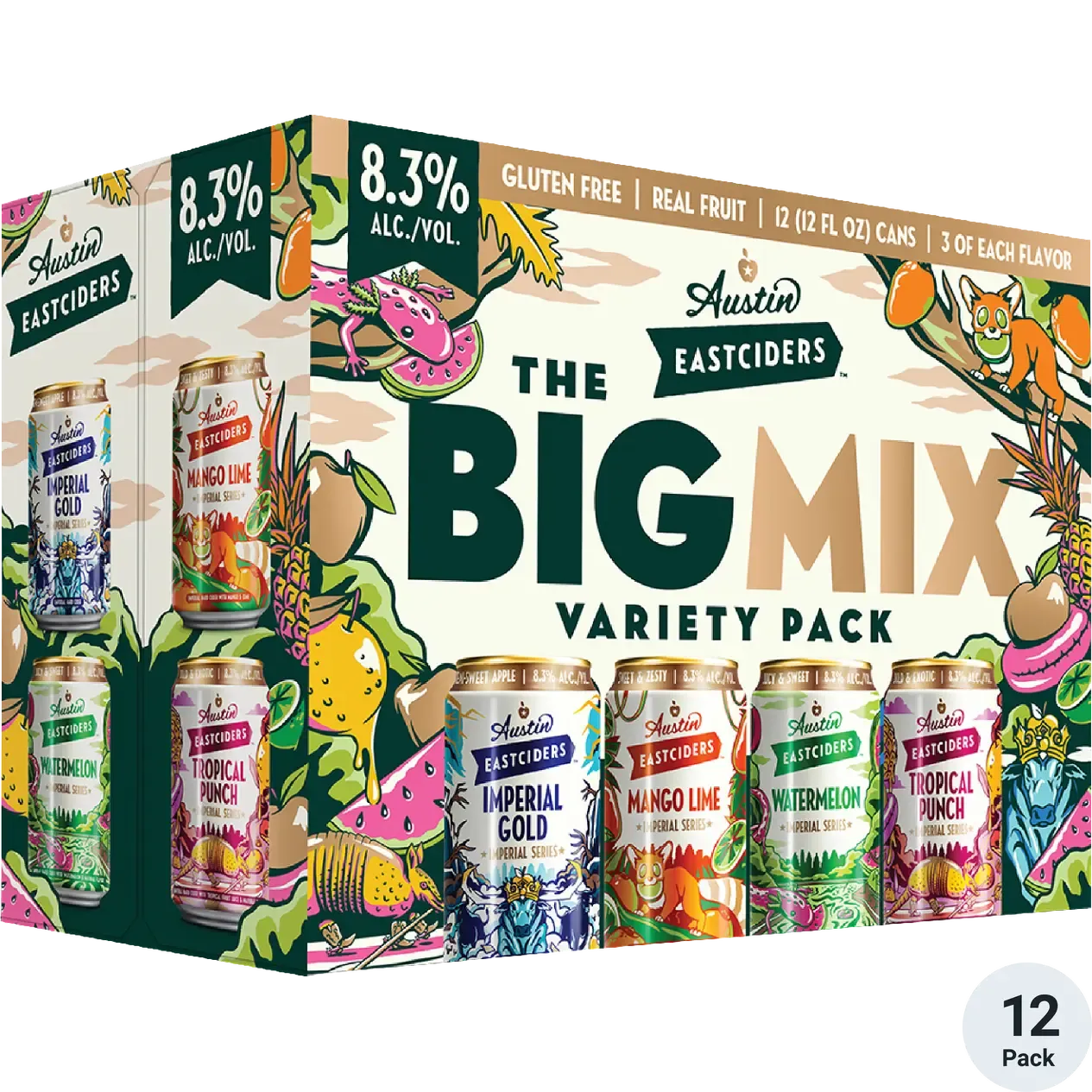 AUSTIN EASTCIDERS BIG MIX VARIETY 12 PK