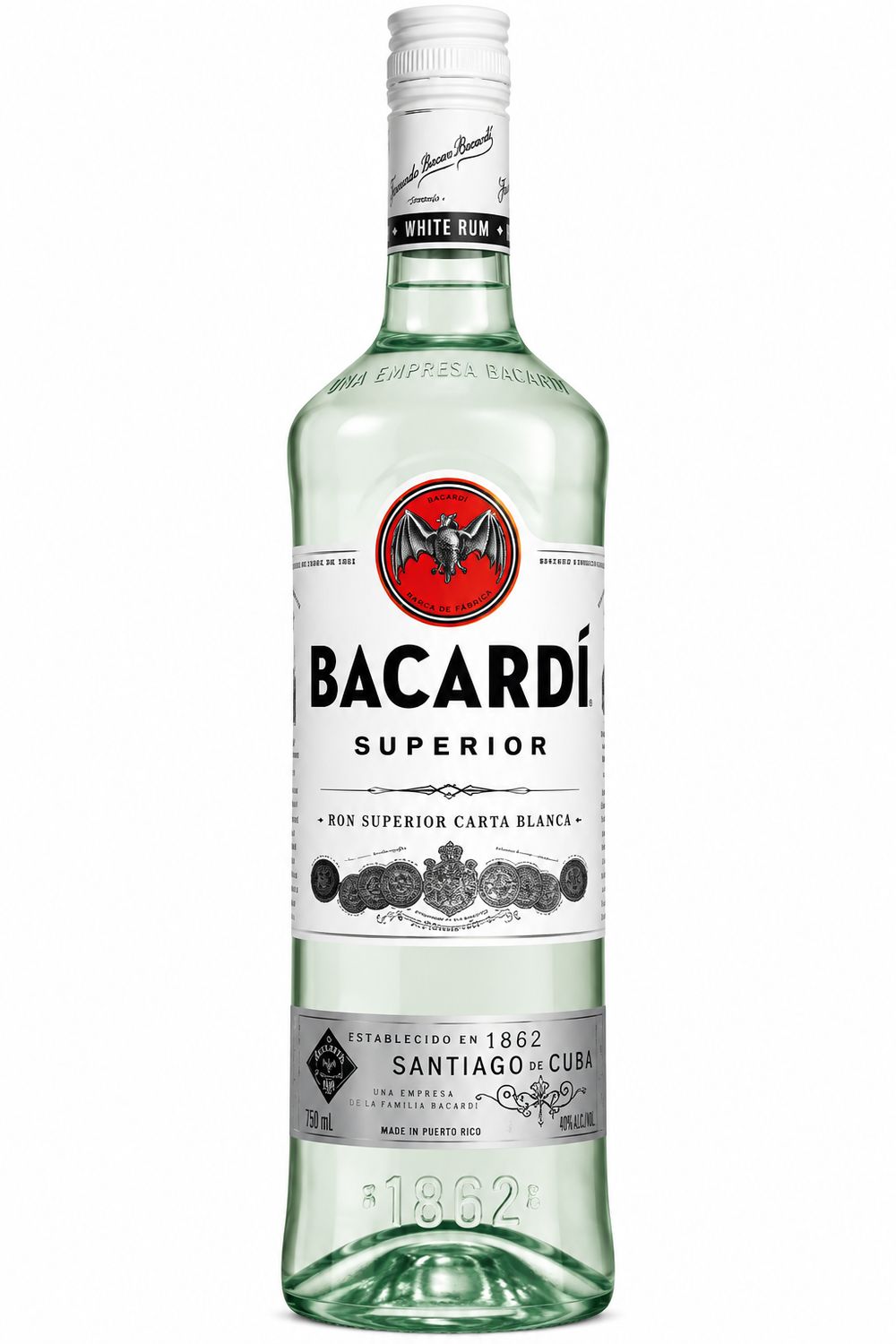 BACARDI RUM SUPERIOR 750ML
