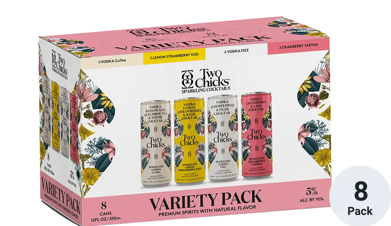 richan☻⋈*。゜様プレミアムボトルセット TWO CHICKS COCKTAIL VARIETY 8PK