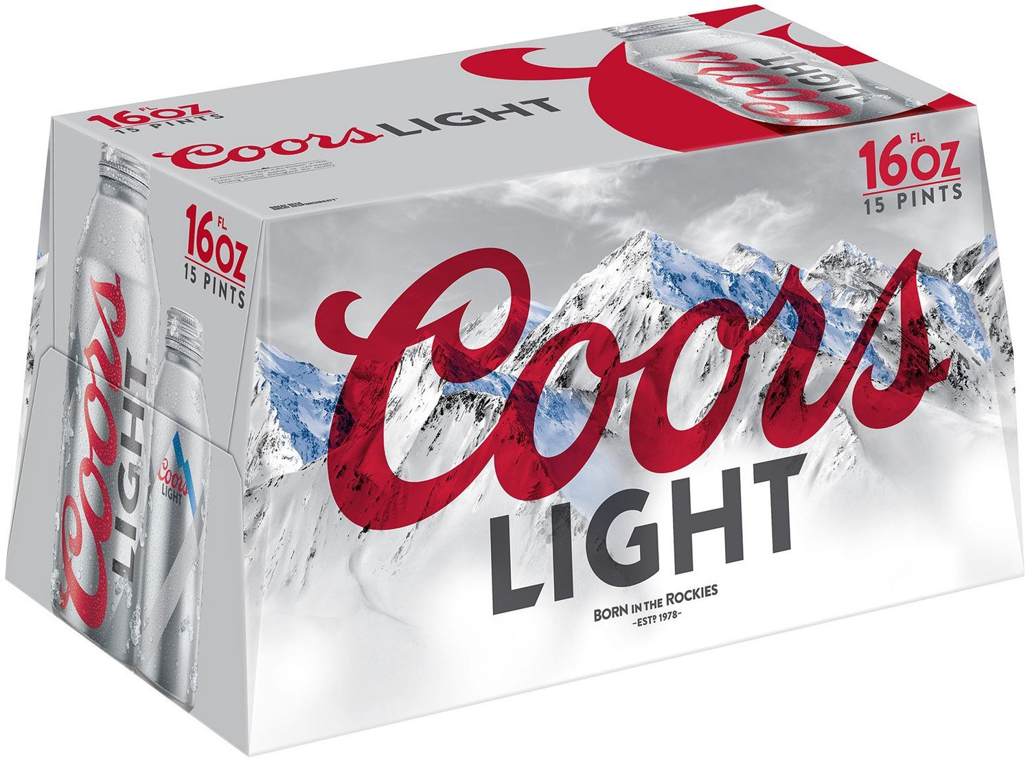 COORS LIGHT 15PK 16OZ ALUM