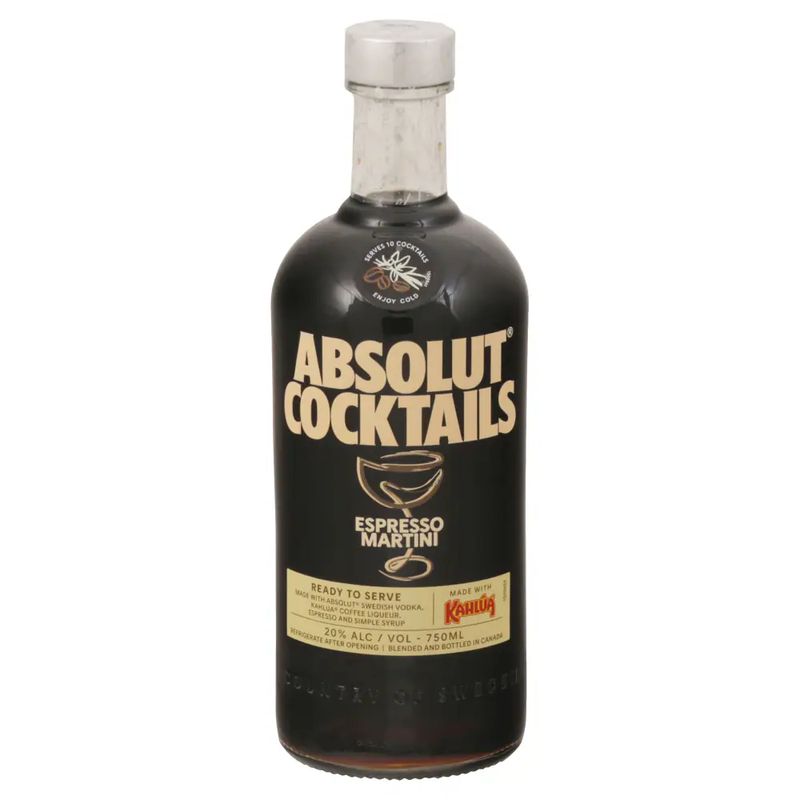 ABSOLUT RTD ESPRESSO MARTINI 750ML