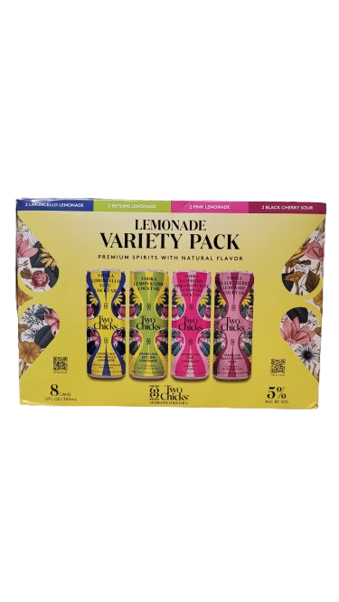 TWO CHICKS LEMONADE VARIETY 8PK