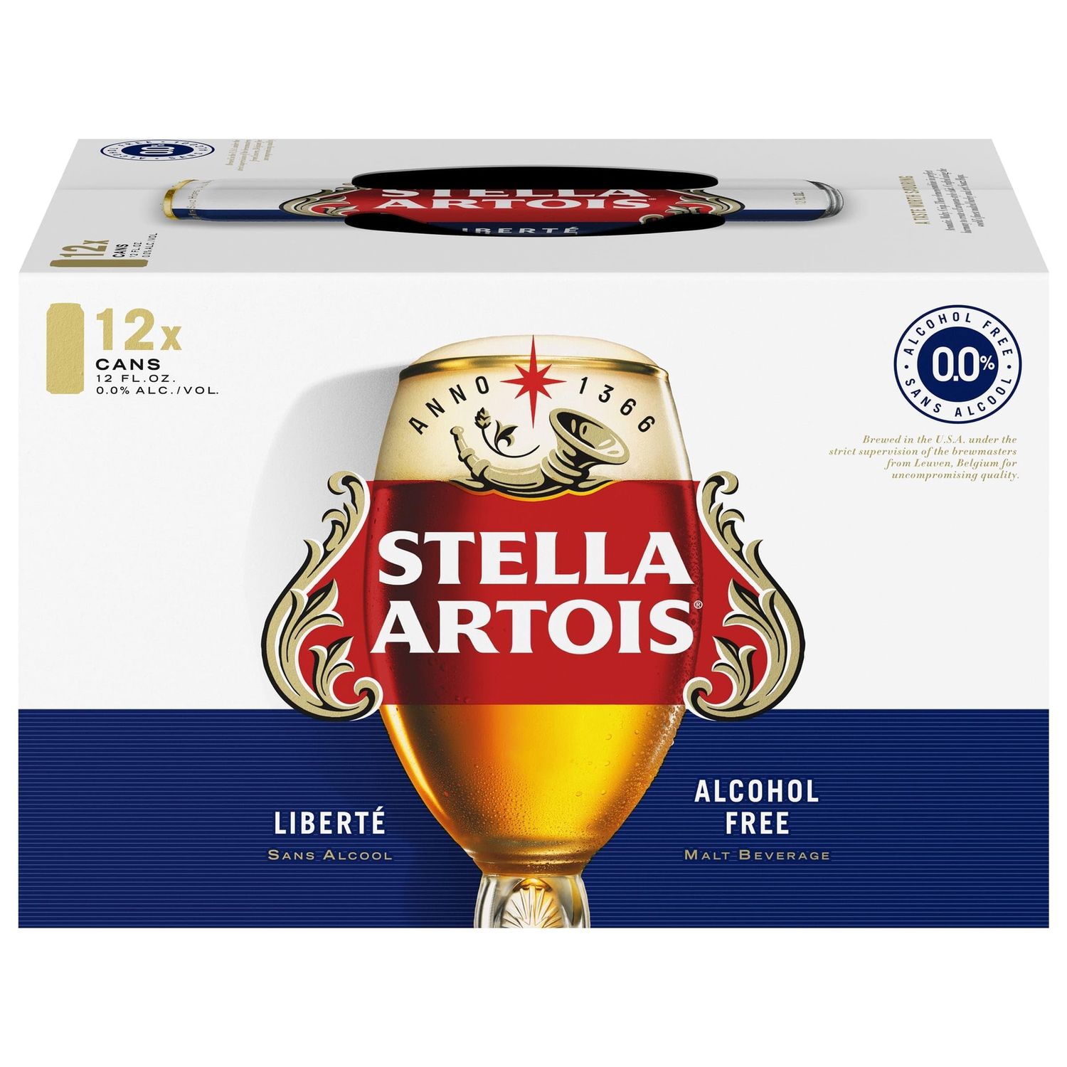 STELLA ARTOIS LIBERTE NON ALCOHOLIC 12PK CAN