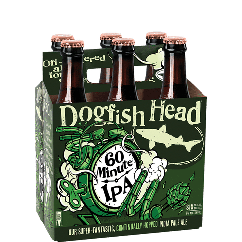DOGFISH 60 MINUTE IPA 6PK BTL