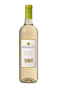 BERINGER MAIN &amp; VINE PINOT GRIGIO 750ML C/O