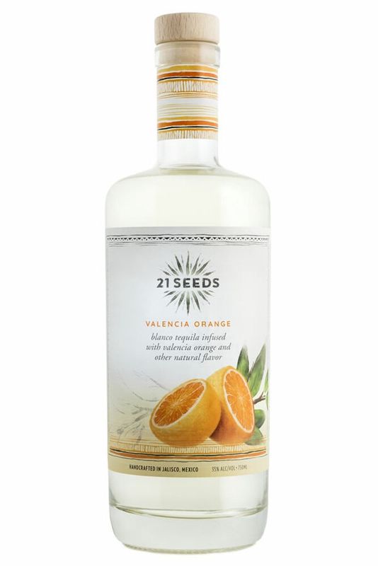21 SEEDS TEQUILA VALENCIA ORANGE 750ML