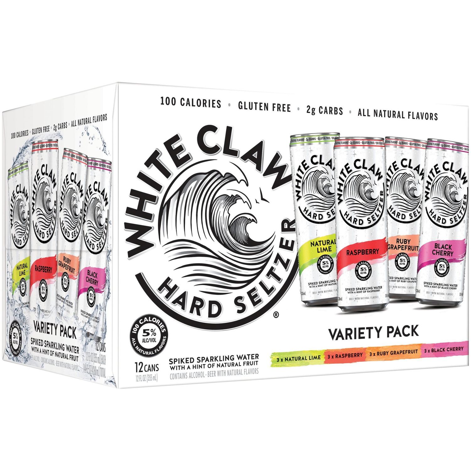WHITE CLAW VARIETY #1 12PK