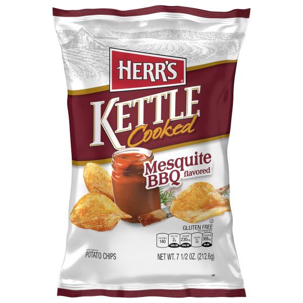 HERR'S MESQUITE BBQ KETTLE CHIPS