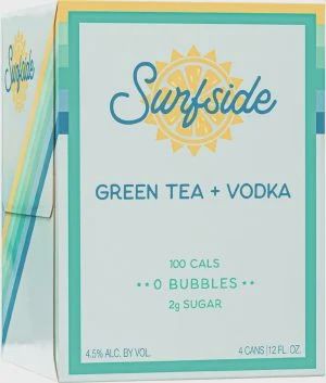 SURFSIDE GREEN TEA &amp; VODKA 4PK