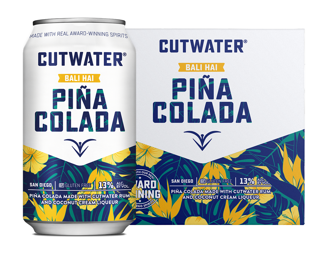 CUTWATER PINA COLADA 4PK