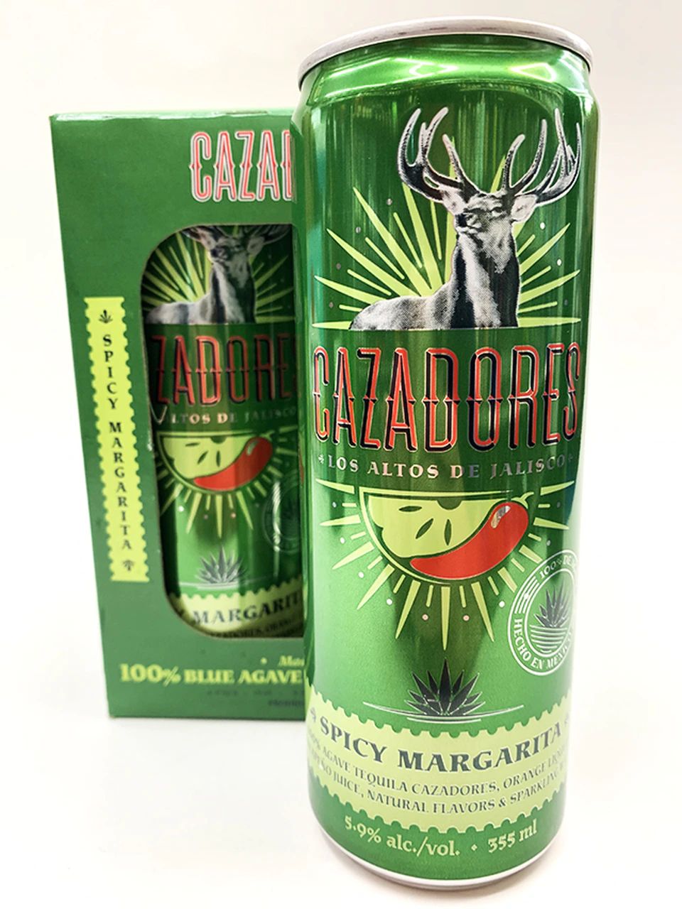 CAZADORES RTD SPICY MARGARITA 4PK C/O