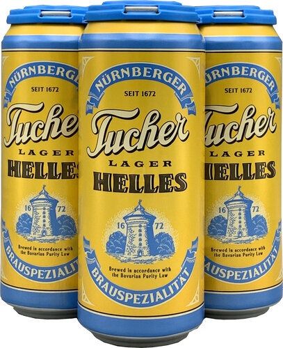 TUCHER HELLES LAGER 4PK