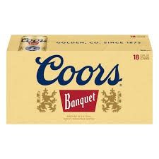 COORS BANQUET 18PK CAN