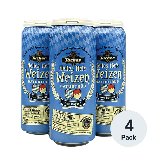 TUCHER HELLES HEFE WEIZEN 4PK