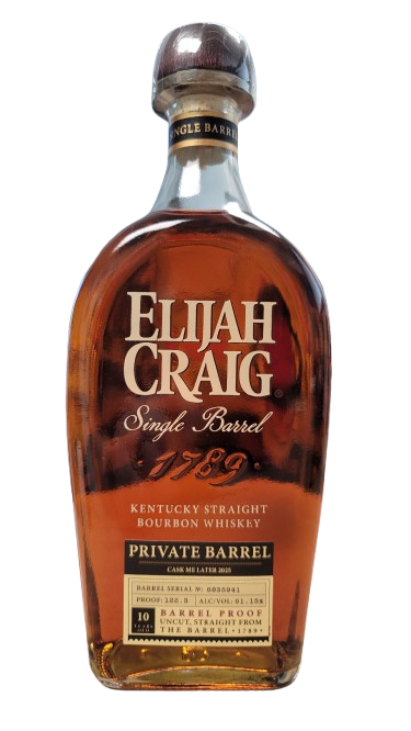 ELIJAH CRAIG BWS SINGLE BARREL "CASK ME LATER" BARREL PROOF 750ML