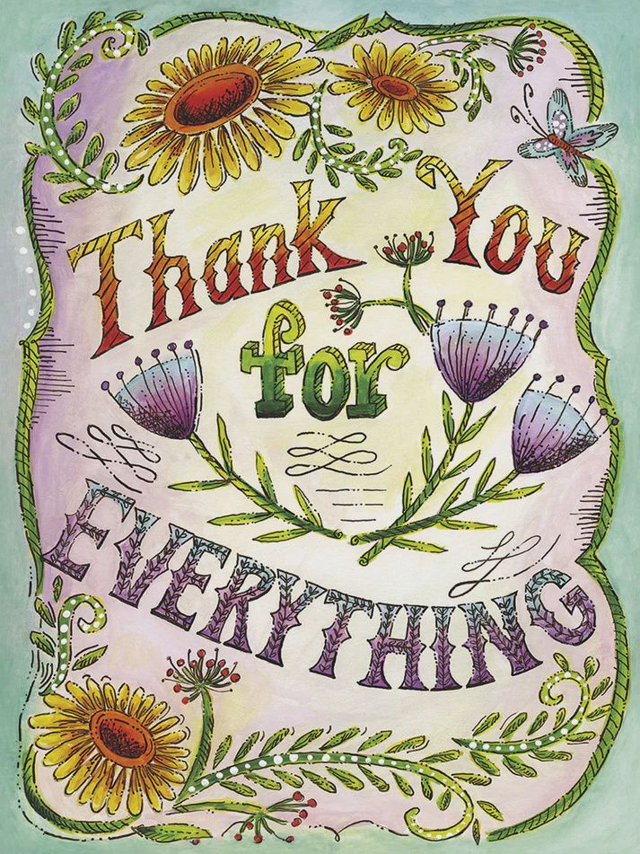 THANK YOU FOR EVERYTING