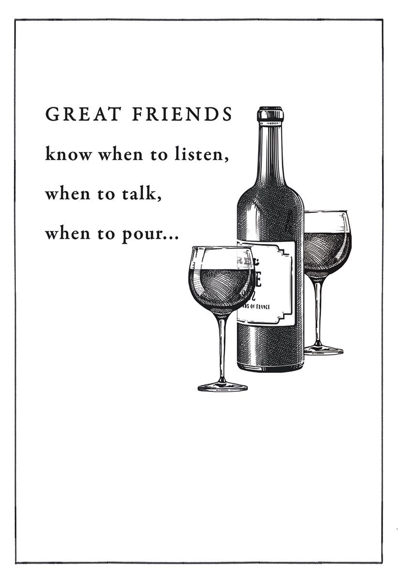 CLASSIC PREMIUM GREETING CARD 0515, Type: GREAT FRIENDS