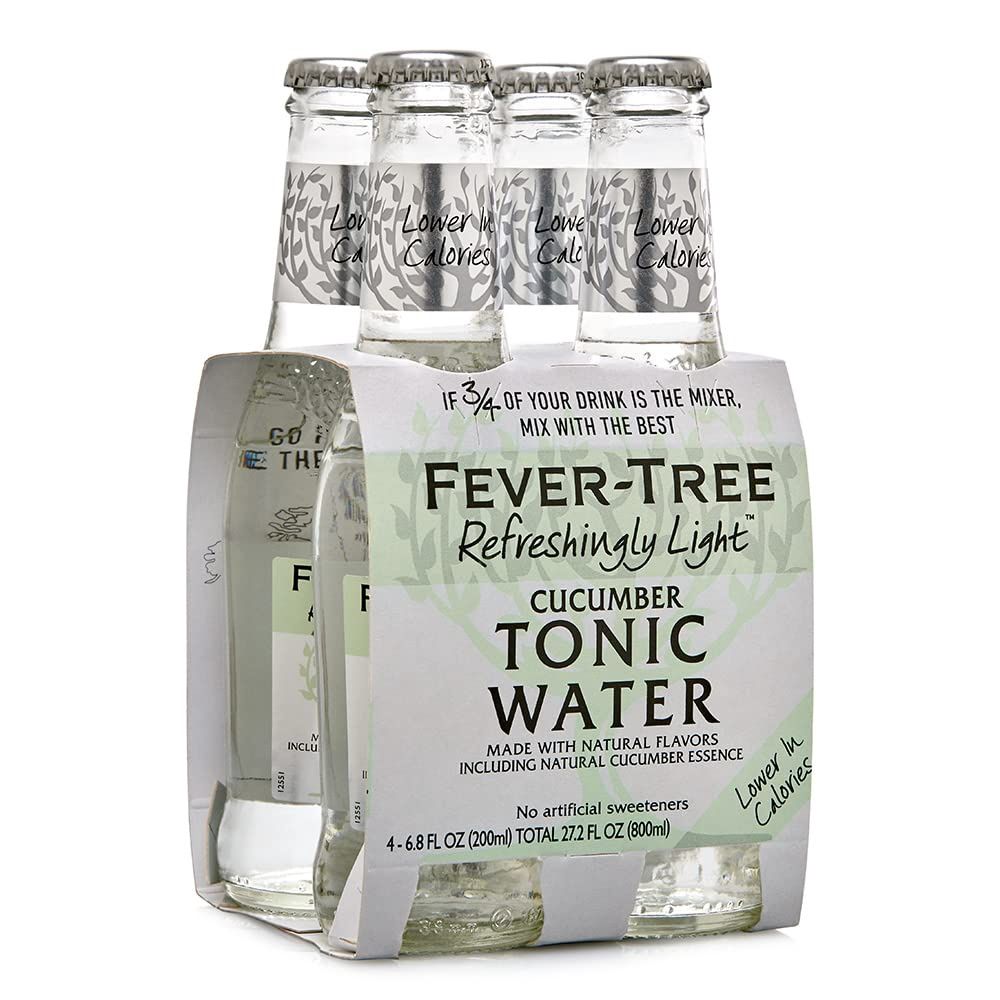 FEVER TREE LIGHT CUCUMBER TONIC WATER 4PK
